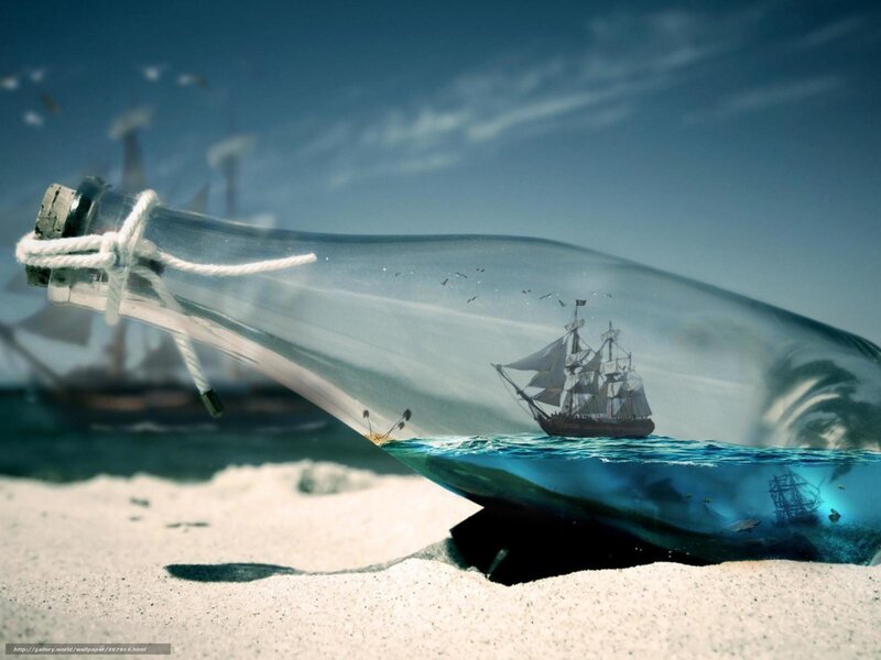 ship in a bottle