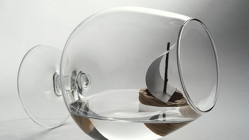 ship in a glass bottle