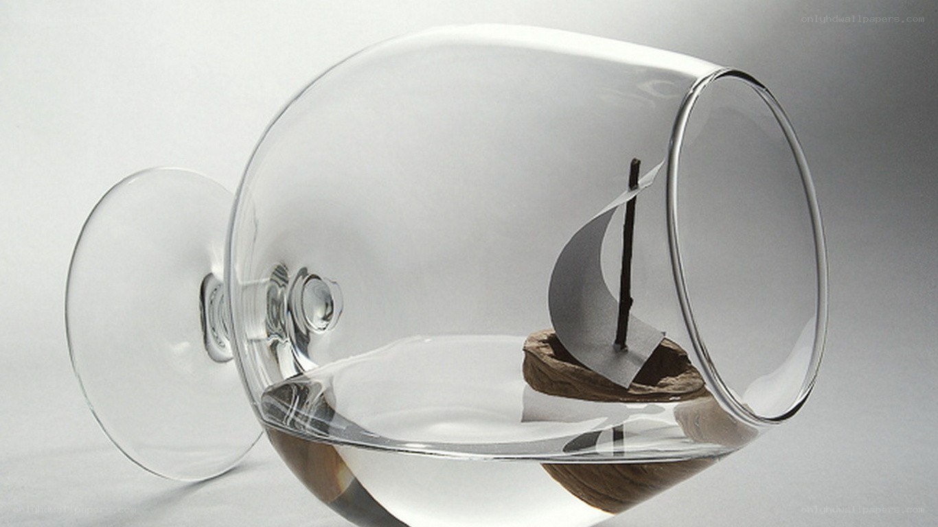 ship in a glass bottle