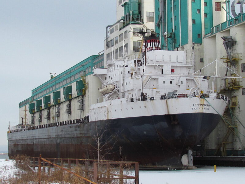 Ship in Dry Dock — White