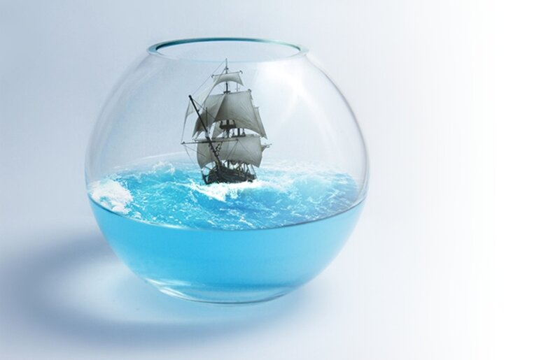 Ship in Fishbowl