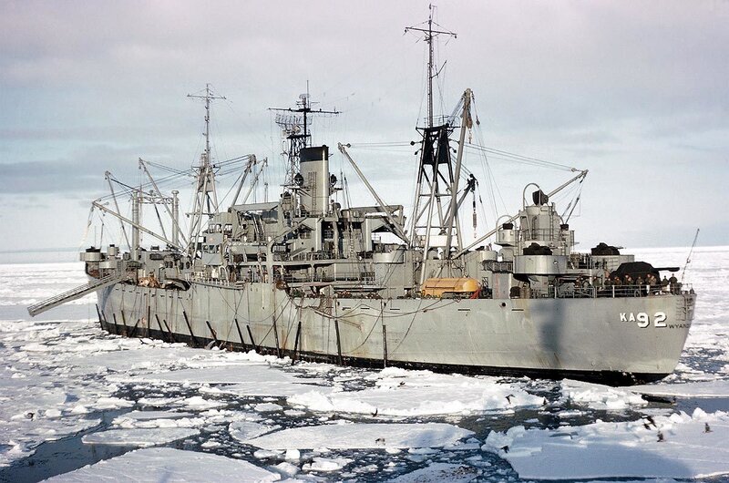 Ship in Ice — Gray