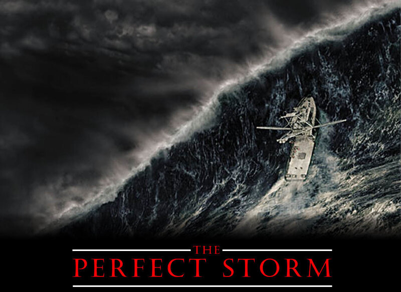 Ship in Stormy Wave