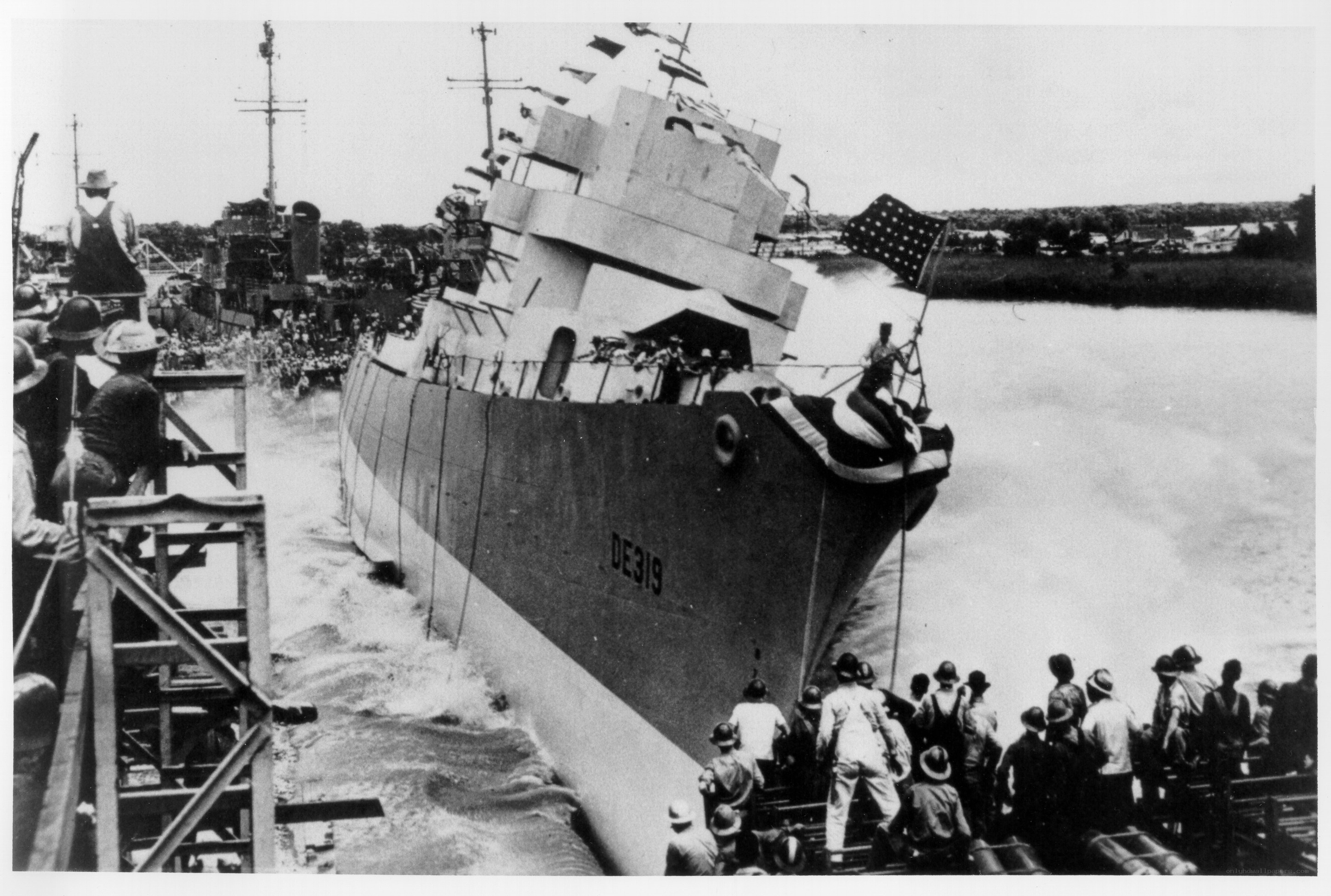 Ship launching ceremony