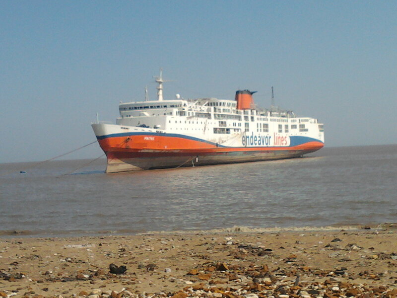 Ship on a Beach