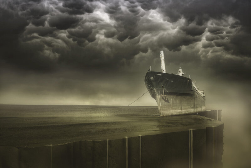 Ship on a Dock