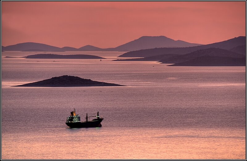 Ship on Calm Water