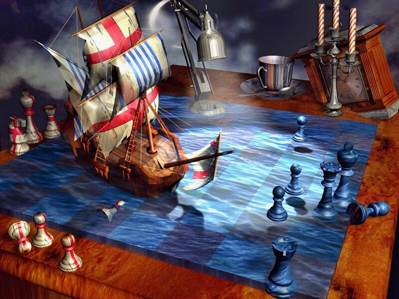 Ship on Chessboard