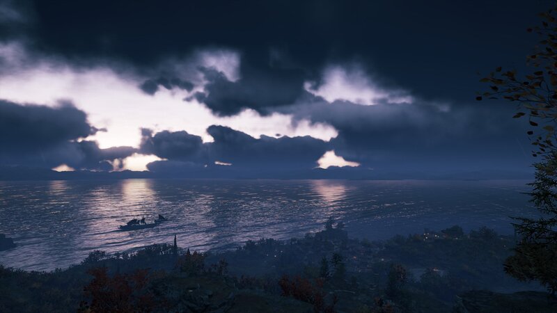 Ship on Dark Sea — Dark Blue