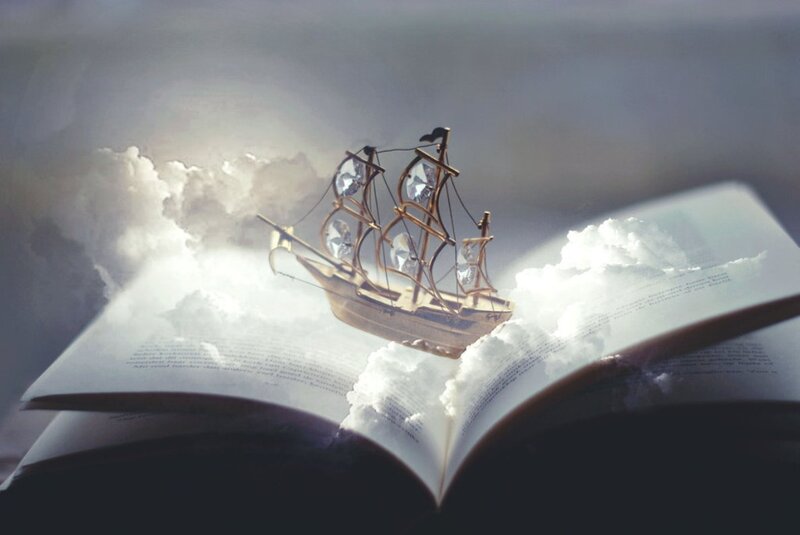 Ship on Open Book