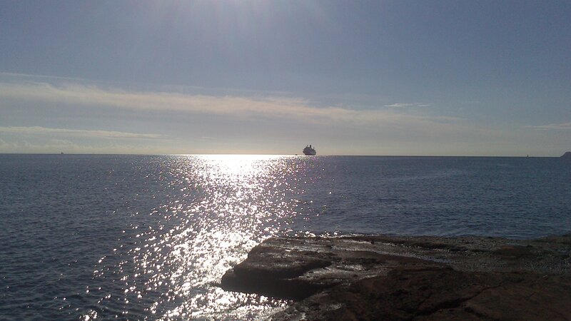Ship on the Ocean