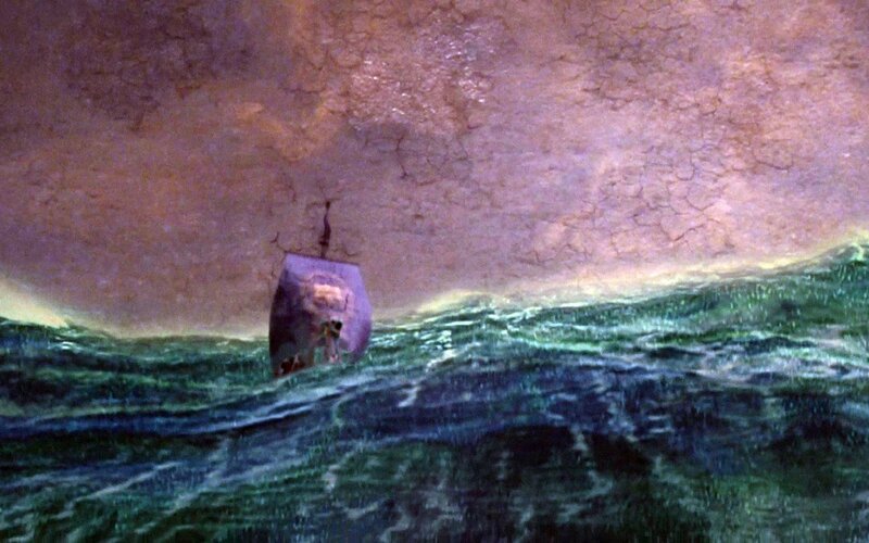 Ship on Turbulent Sea
