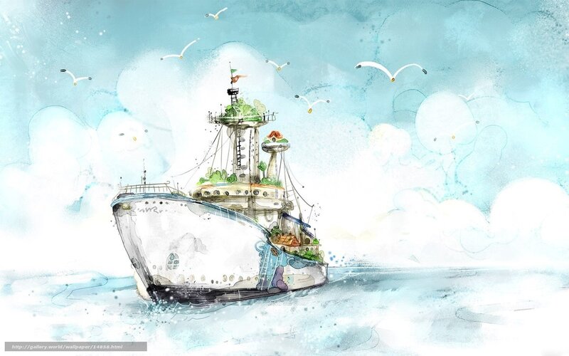 ship sailing on ocean