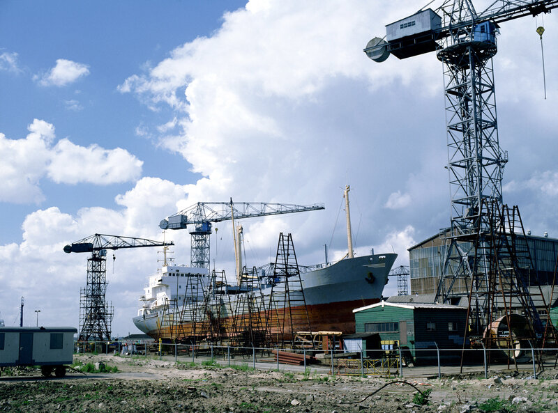 Ship under Construction — Blue