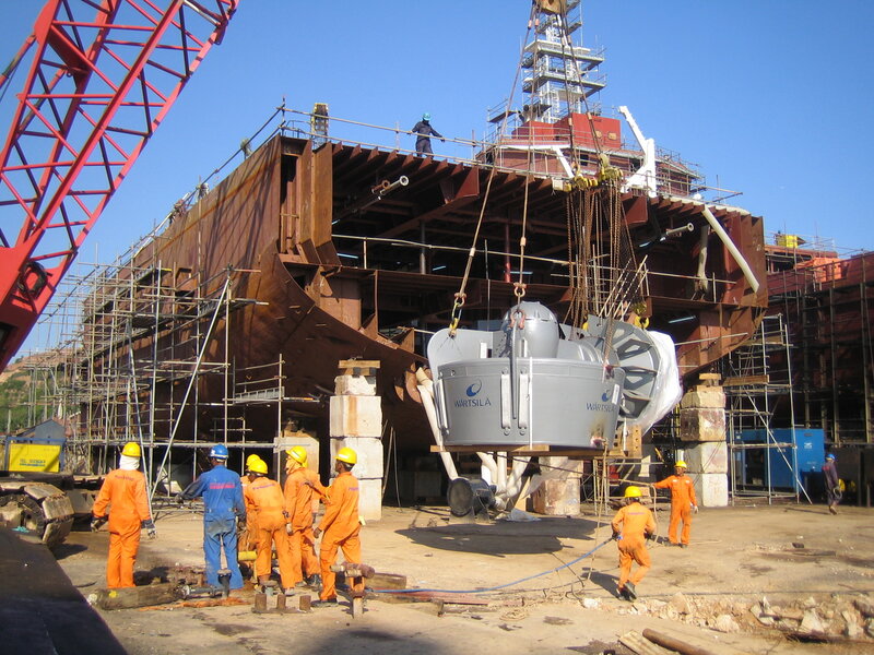 Ship under Construction — Orange