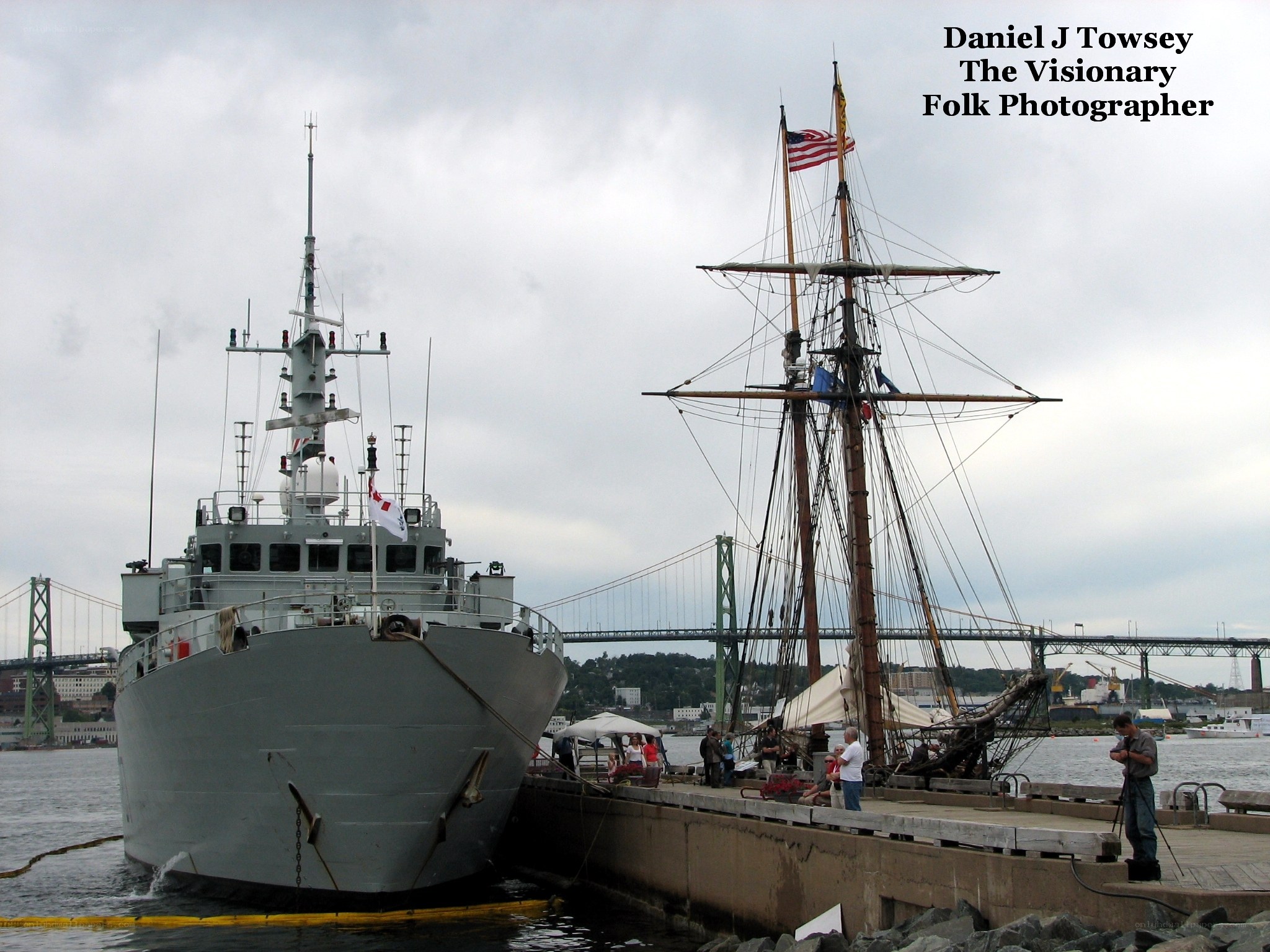 Ships at a harbor dock