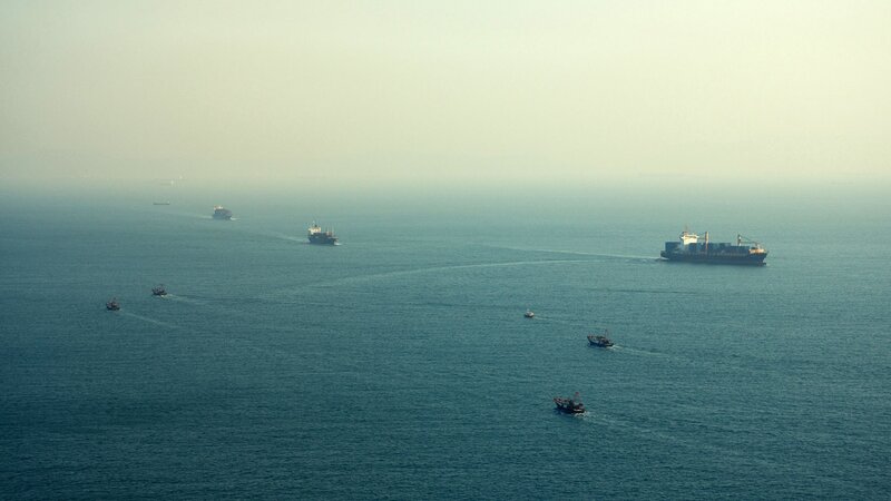 Ships at Sea — Blue