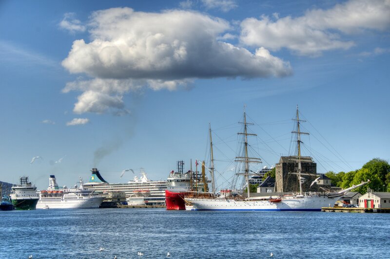 Ships in Harbor