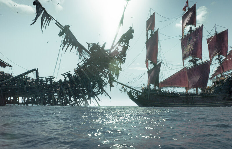 Shipwreck and Sailing Ship