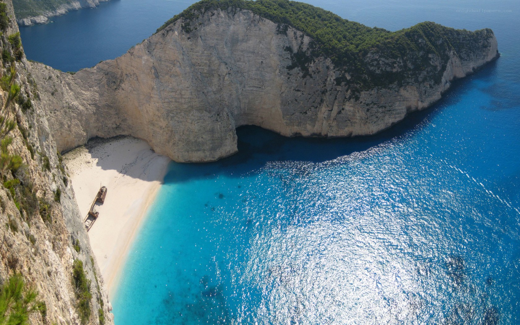 Shipwreck beach in Greece
