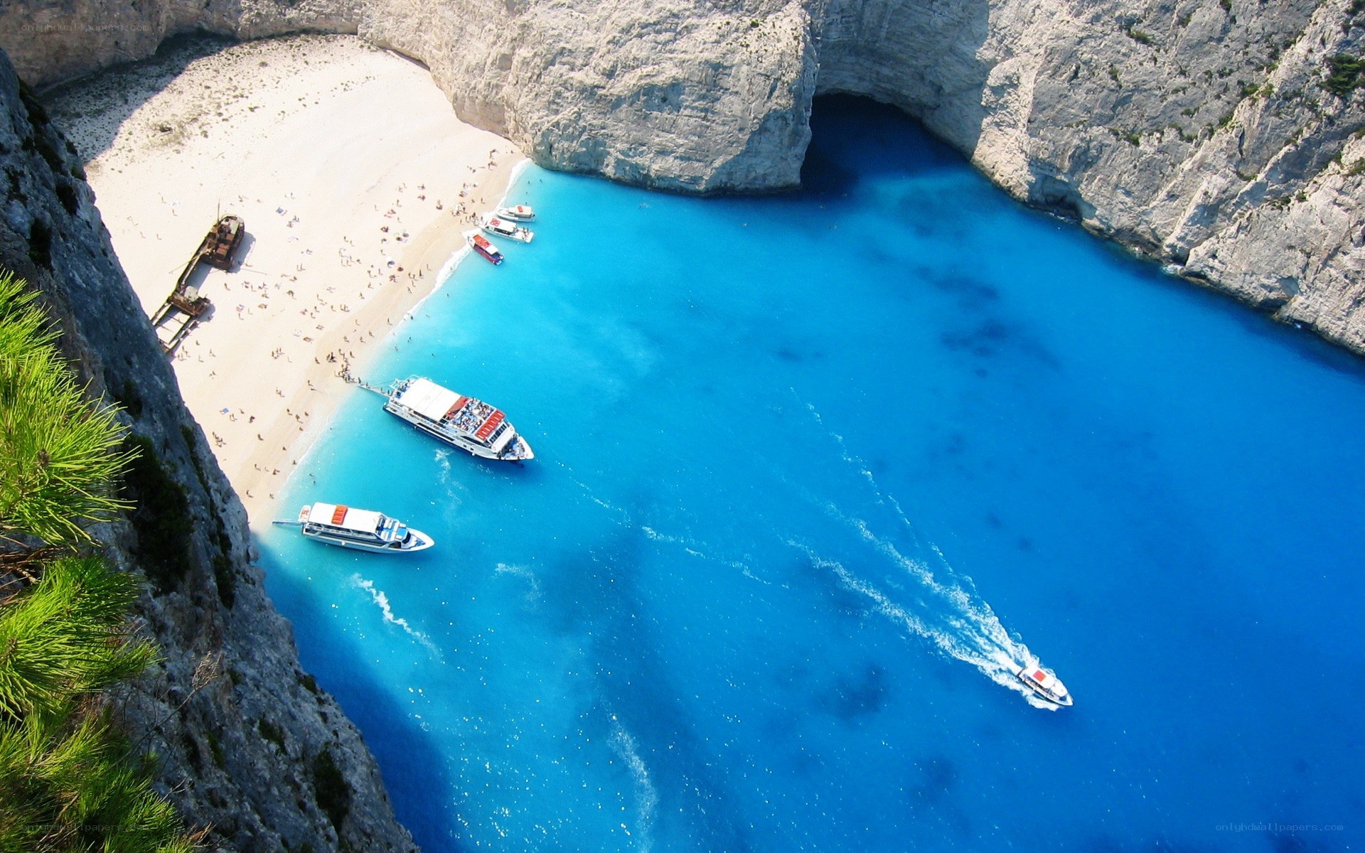Shipwreck beach in Greece