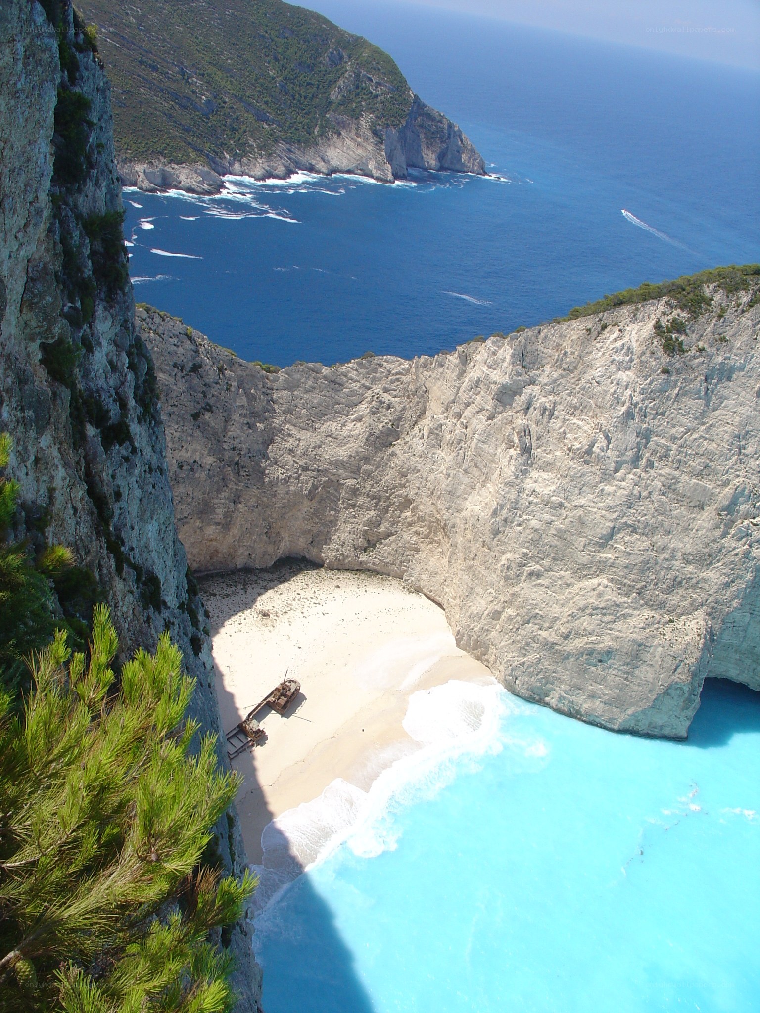 Shipwreck beach in Greece