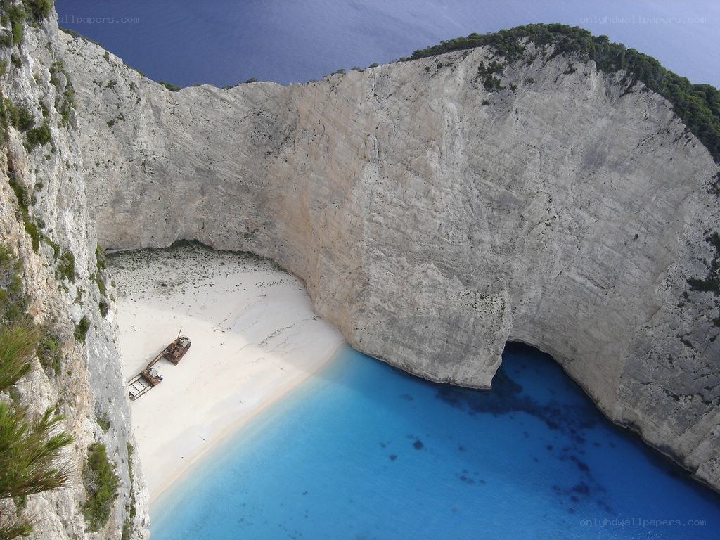 Shipwreck beach in Greece