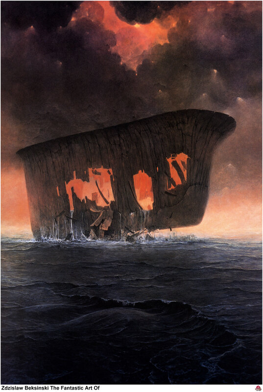 Shipwreck in a storm