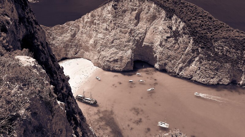 Shipwreck in Bay