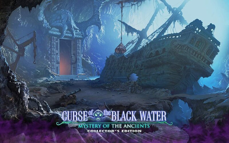 Shipwreck in Cave — Blue