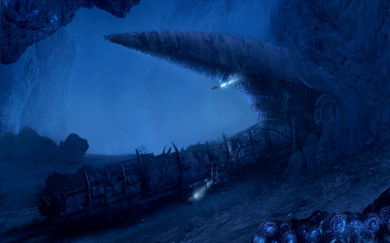 Shipwreck in Cave