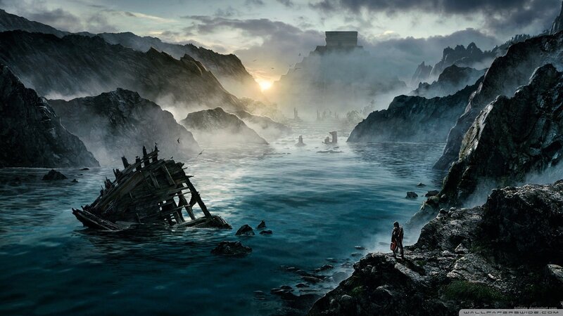 Shipwreck in Rocky Bay