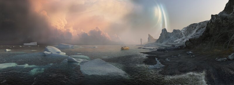 Shipwreck on Alien Shore — Gray