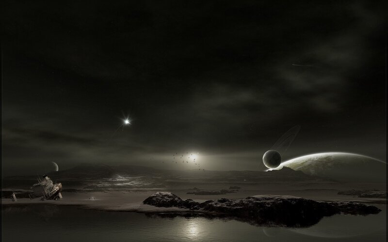 Shipwreck on Alien Shore