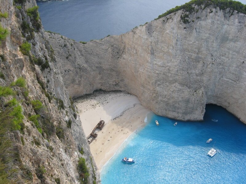 Shipwreck on Beach