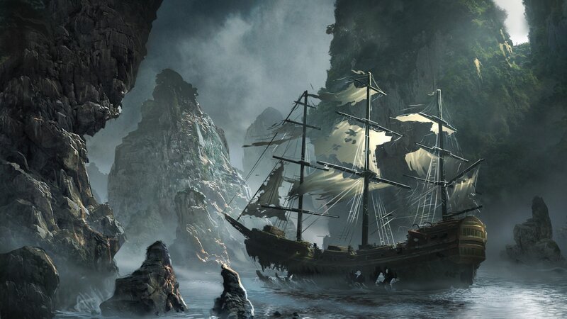 Shipwrecked Galleon — Gray