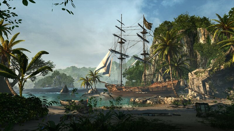 Shipwrecked Pirate Ship — Green