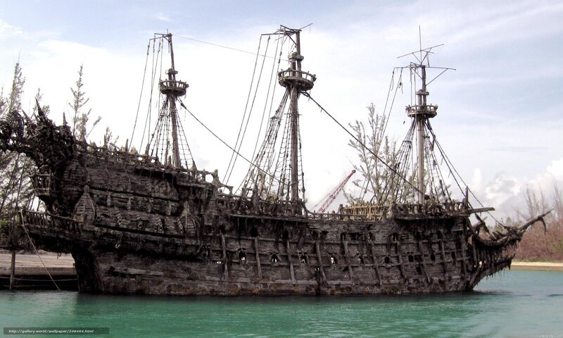 shipwrecked pirate ship