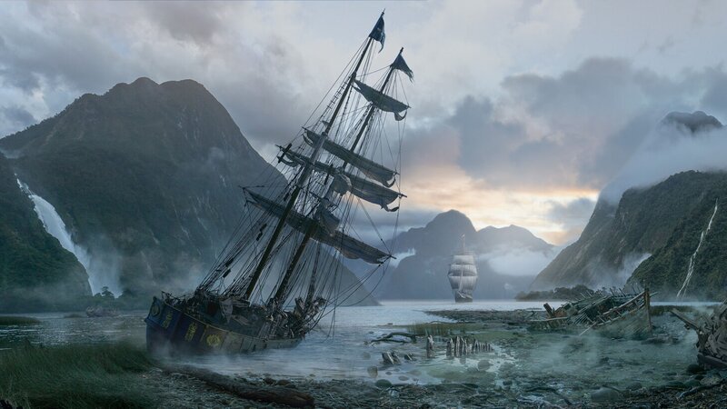 Shipwrecked Sailing Ship