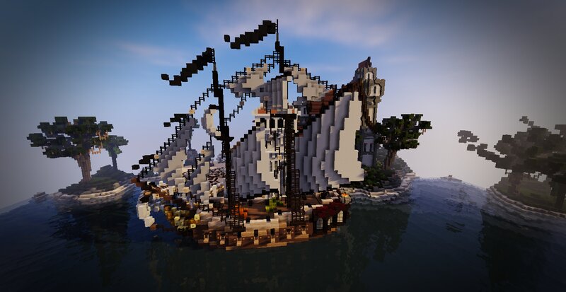 Shipwrecked Ship — Blue