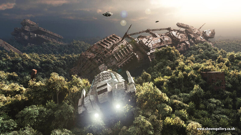 Shipwrecked Spacecraft