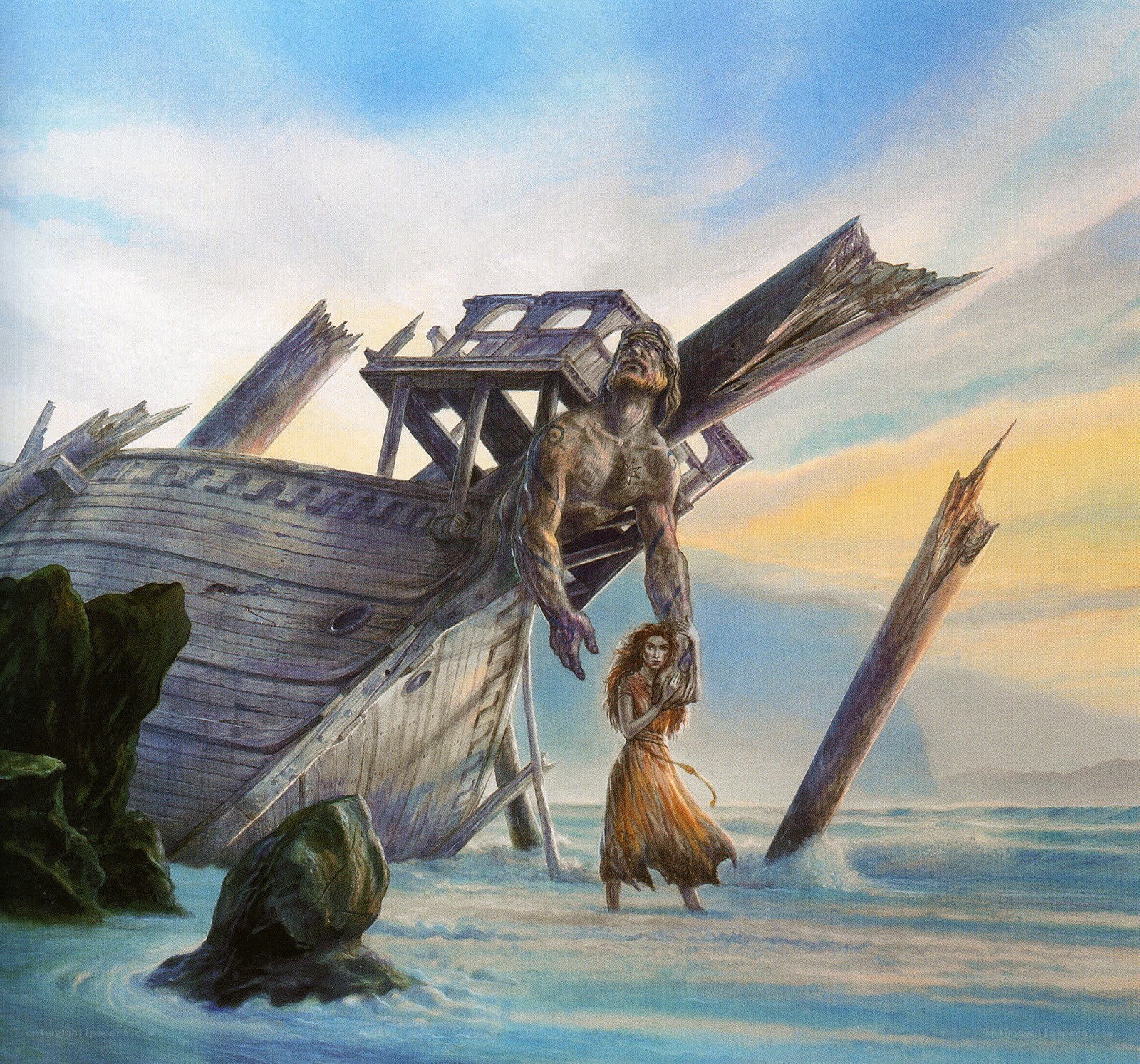 Shipwrecked survivors