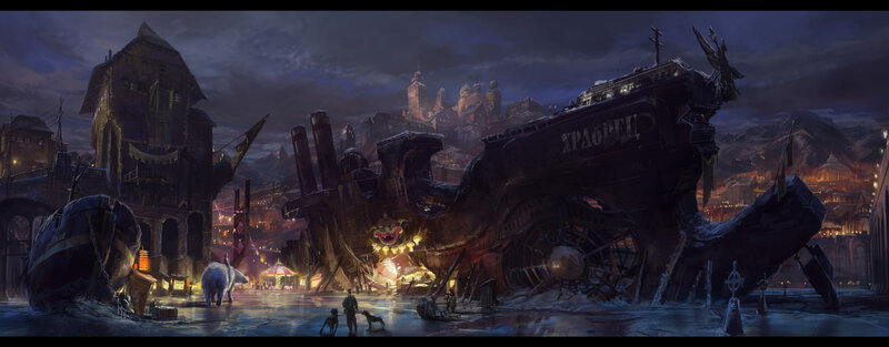 Shipwrecked Vessel — Blue