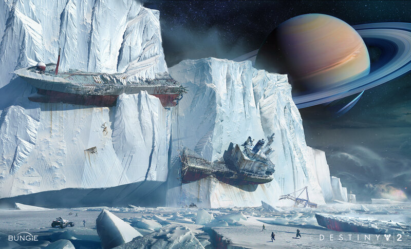 Shipwrecks on Ice Planet