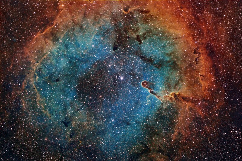 Shock Wave Nebula — Blue