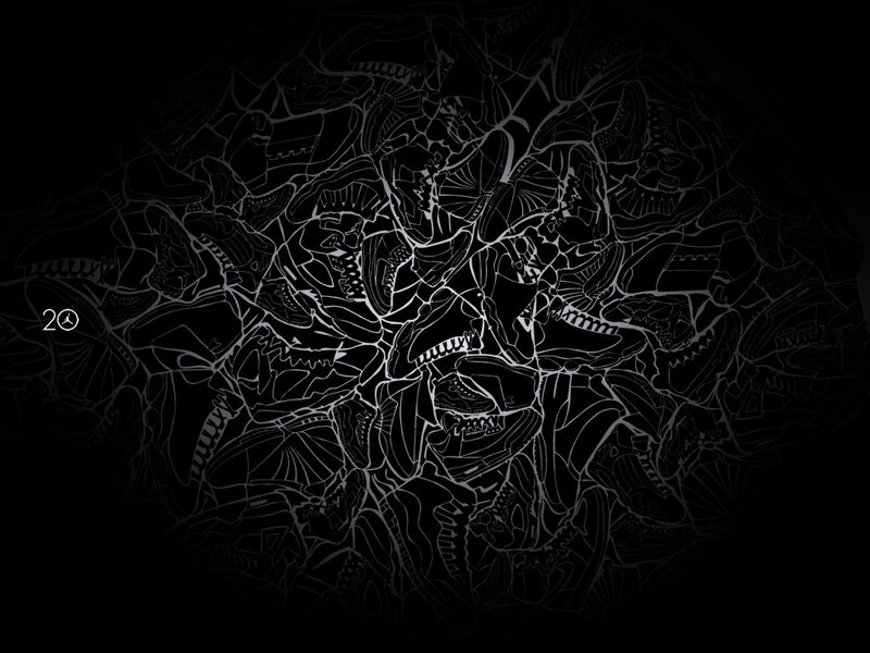 shoe design pattern artwork