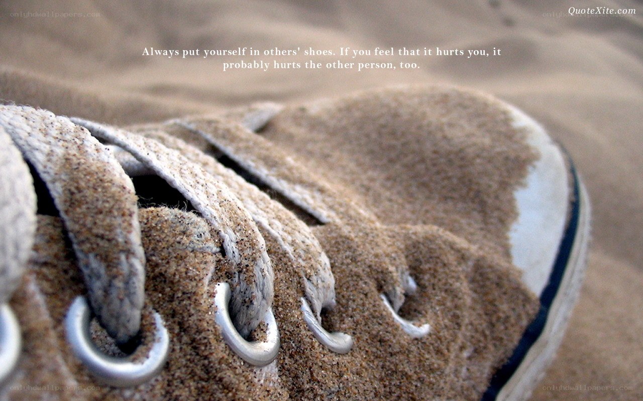 shoe in the sand