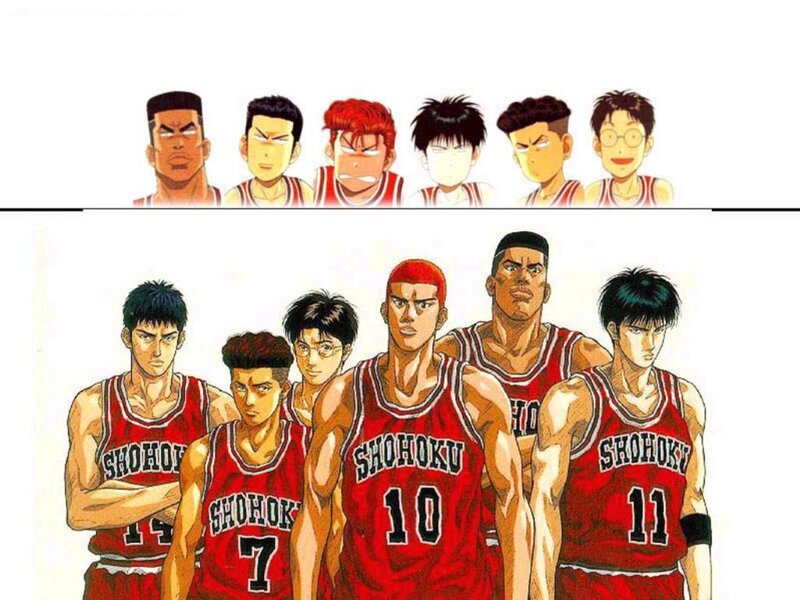 Shohoku Basketball Team — Red