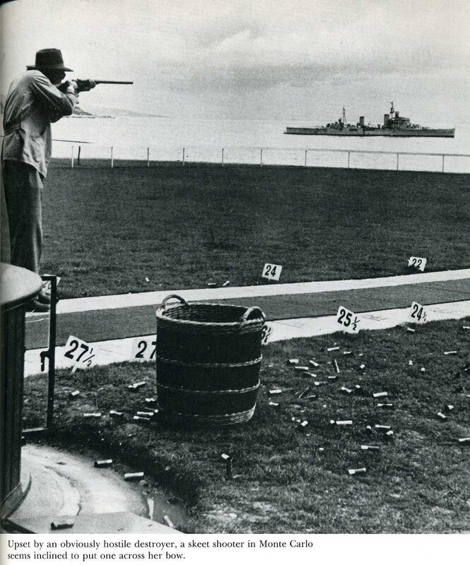 Shooter aims at ship