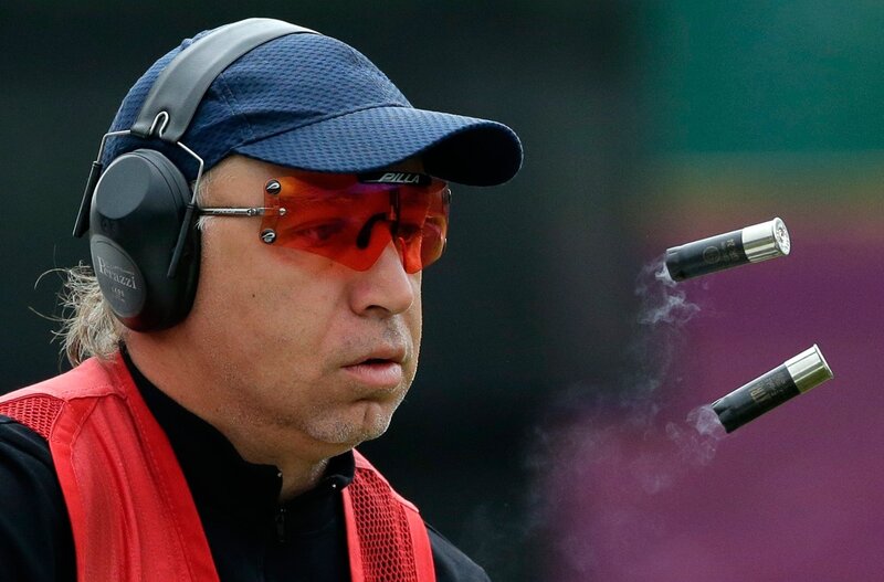 Shooter with ejected shells